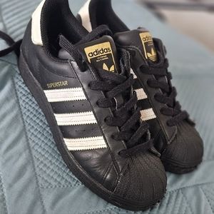 Kids Adidas shell toe shoes